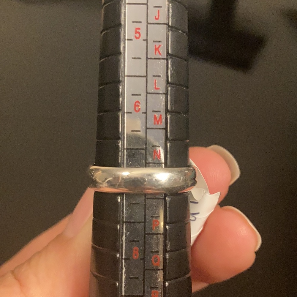 Double Ruby On 925 Sterling Silver Ring Size 7 St… - image 5